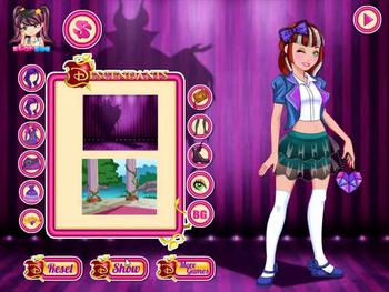 Descendants: Mal Dress Up Game 