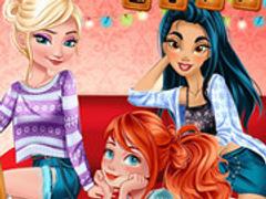 Princesses Board Games Night