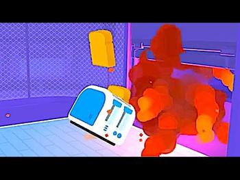 Toasterball - Chaotic Physics-Based Toaster Tennis with Lots of Fun Little Random Twists! 