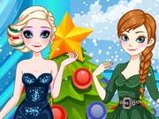 Frozen Sisters Christmas Party