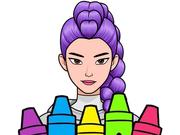 kpop hunter coloring