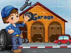Vehicles Garages Jigsaw