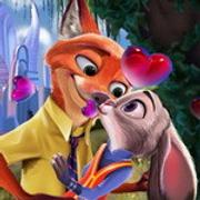 Judy And Nick Kissing