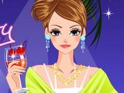 Girl At Cocktail Party Dress Up