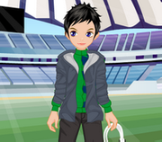 Young Soccer Boy Dress Up