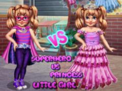 Little Girl Superhero Vs Princess