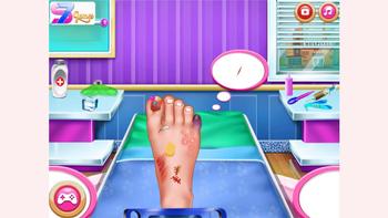 How to play Princess Foot Doctor game | Free online games | MantiGames.com 