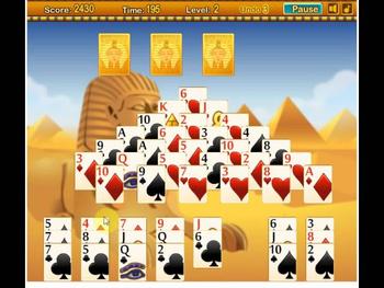 Game Freecell Giza Solitaire 