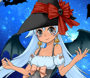 Anime halloween magical girl