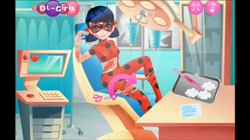 Dotted-Girl Ambulance For Superhero 
