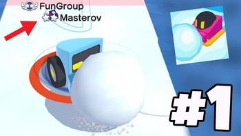 BIGGEST SNOWBALL EVER vs Smallest Snowball Ever...! | Snowball.io Gameplay Part 1 