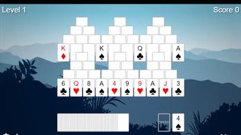 6 Peaks Solitaire kizi10 