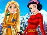 Rapunzel And Snow White Winter Holiday