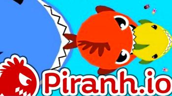 Piranh.io - New FISHY .IO + Power Ups! 
