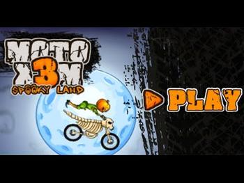 Moto X3M Spooky Land Game  PeeBuu The best casual game center which you  don't need to download any app!