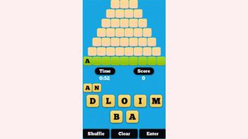 How to play Word Pyramid game | Free online games | MantiGames.com 