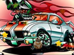 Cartoon Cars Hidden Stars
