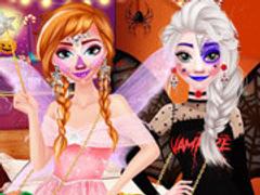 Frozen Sisters Halloween Party