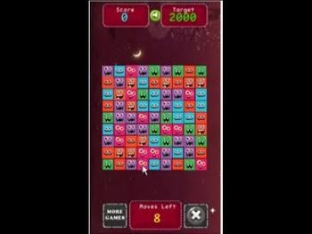 Funky cube monsters match3 game level1 to level3 complete 