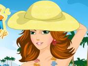 Romantic Beach Girl Dress Up