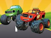 Blaze Monster Truck Hidden Pumpkins