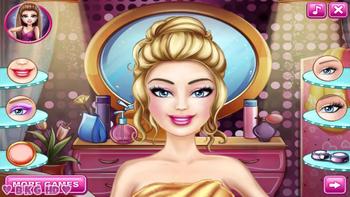 Barbie Beauty Bath ♥ Barbie Games ♥ Barbie Bath Makeup and Dress Up 