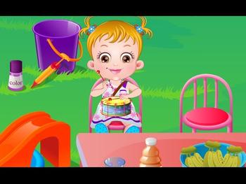Baby Hazel- Backyard Party- Game Movie For Kids Children 
