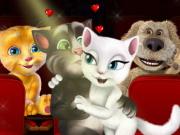 Tom And Angela Cinema Kissing