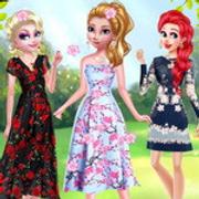 Disney Princesses Flower Fashion