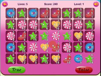 Number Crunch Multiplication Game Overview 