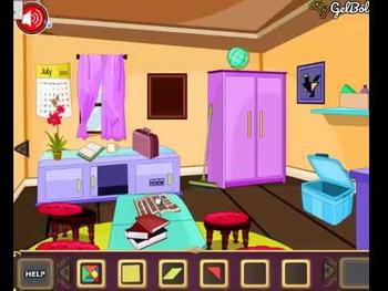 Gelbold Study Room Escape  Walkthrough 