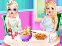 Frozen Sisters Delicious Lunch