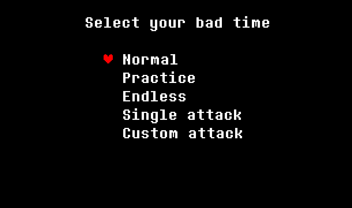 Bad Time Simulator (Sans Fight)  Play Now Online for Free 