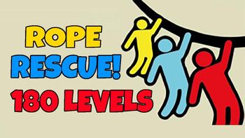 Rope Rescue Level 1-180 Walkthrough 