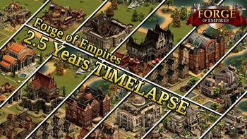 Forge of Empires -- 2.5 YEARS TIMELAPSE -- ZockIt 