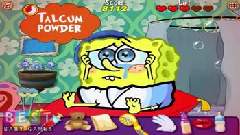 ღ Care Baby SpongeBob - Baby Care Games for Kids 