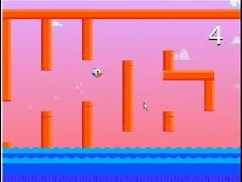Flappy gull mouse skill game best score 20 