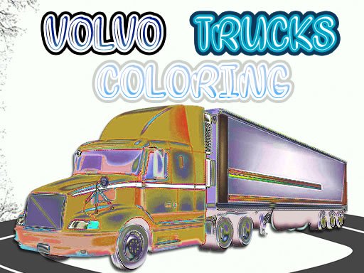 Volvo Trucks Coloring Game - Play Volvo Trucks Coloring ...