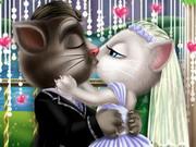 Tom And Angela Wedding Kiss