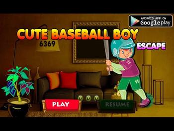 Avm Cute Baseball Boy Escape Walkthrough [AvmGames] 