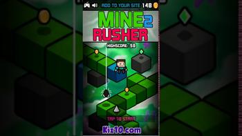 Mine Rusher 2 - Game Walkthrough  Kiz10.com 