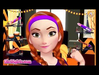 Halloween Princess Makeover - Game Walkthrough  Kiz10girls.com 