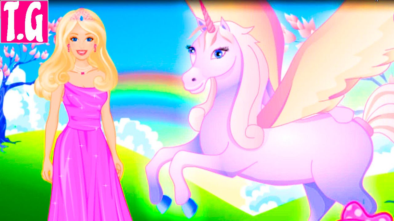 Barbie unicorn 2024 game