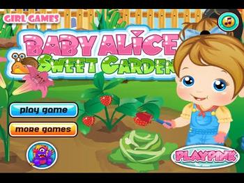 Baby Alice Garden Online Free Flash Game Videos GAMEPLAY 