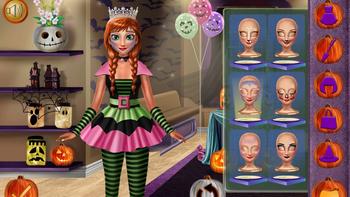 Ice Princess Spooky Costumes-Halloween  Games 