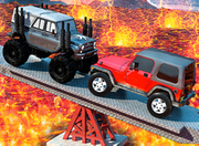 Seesaw Ramp Car Balance Driving Challenge