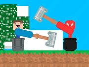 Stickman vs Noob Hammer