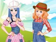 Bella And Sarah In Farm