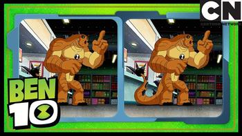 Ben 10 | Ben 10 Puzzles: Spot the difference & Guess the Aliens! | Games for kids | Cartoon Network 