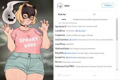 Hashtag Halloween dress up game